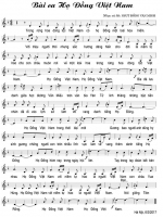 Bài hát: Bài ca Họ Đồng Việt Nam, sáng tác: NSƯT Đồng Văn Minh