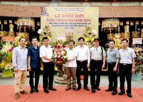 Họ Đồng TP. Chí Linh dâng hương tưởng niệm 693 năm ngày viên tịch Đệ nhị tổ Thiền phái Trúc Lâm Pháp Loa và khai hội chùa Thanh Mai năm 2023