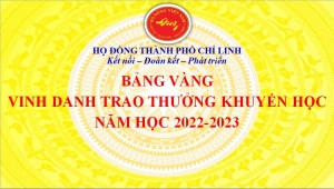 Danh sách trao thưởng khuyến học năm học 2022-2023