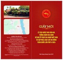 Thông báo tổng hợp danh sách đăng ký tham gia Đại lễ và gặp mặt họ Đồng toàn quốc lần thứ VI năm 2024 tại tỉnh Bắc Giang